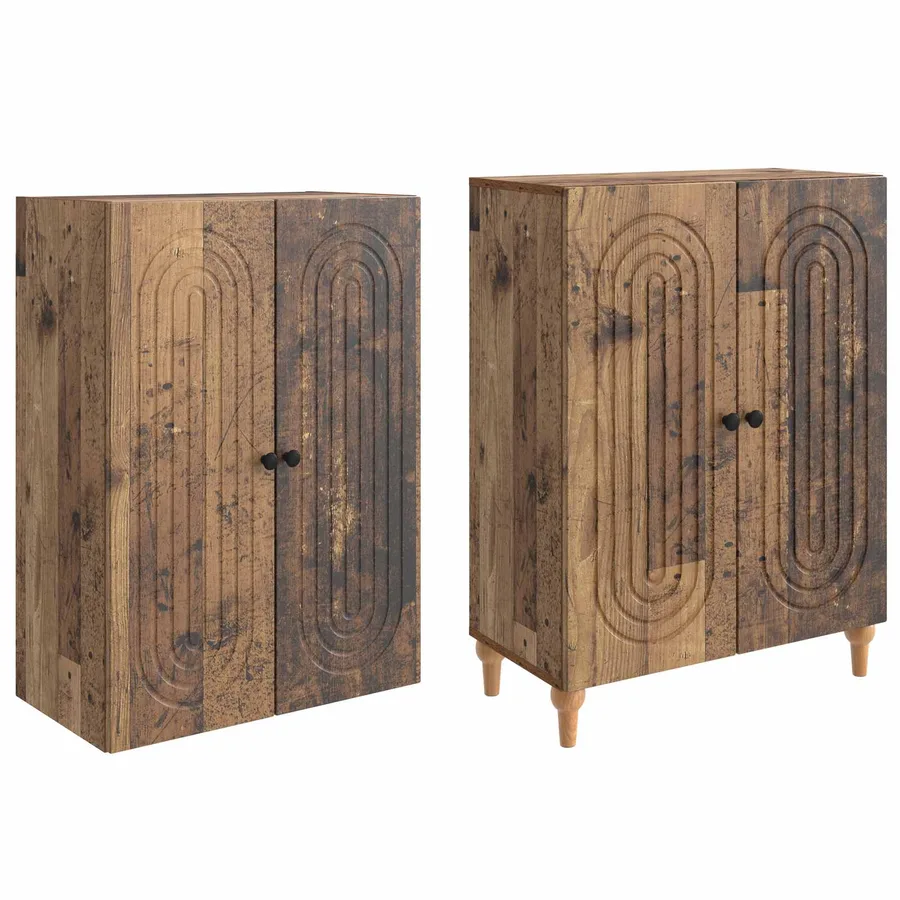 Ensemble de Meubles 2 pcs 66 x 34,5 x 90 cm Bois d'ingénierie - 4