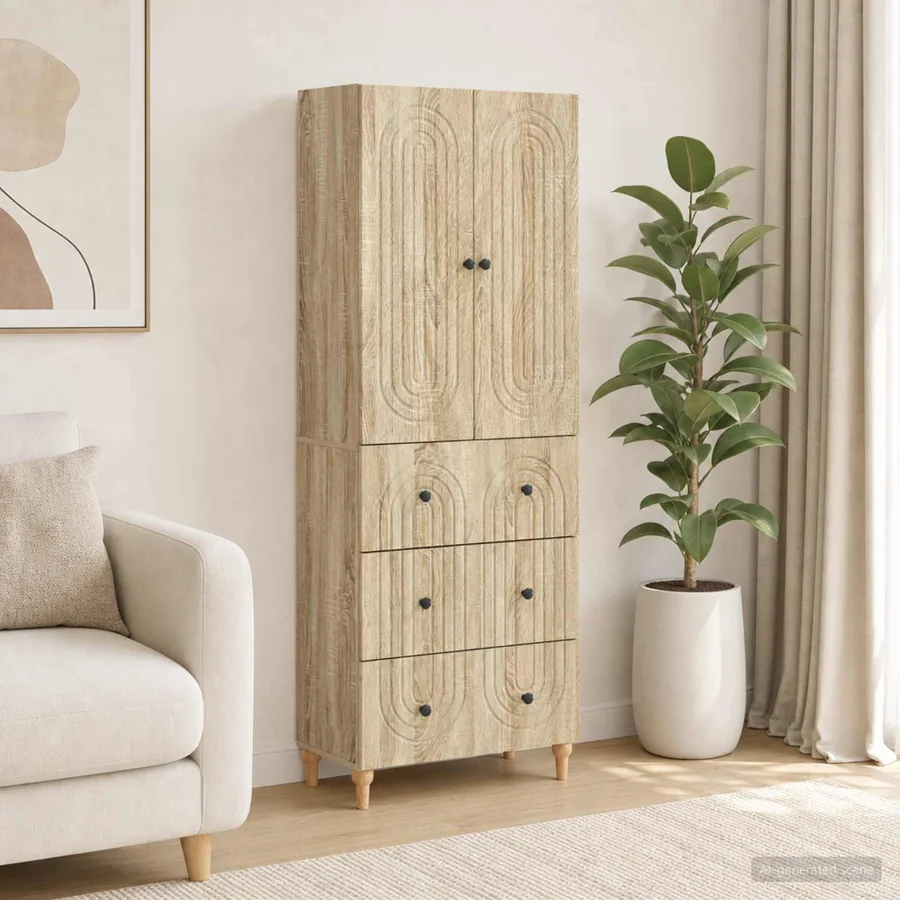 Ensemble de Meubles 2 pcs 66 x 34,5 x 90 cm Bois d'ingénierie