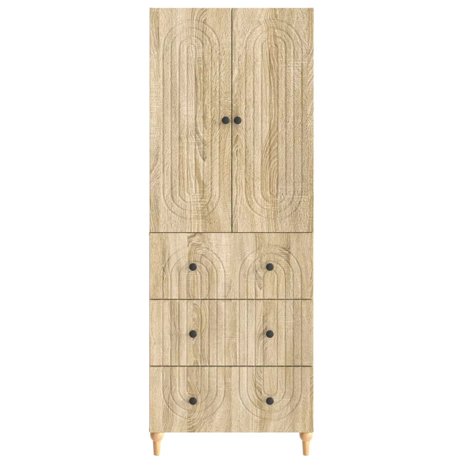 Ensemble de Meubles 2 pcs 66 x 34,5 x 90 cm Bois d'ingénierie - 5