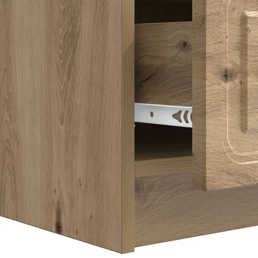Meuble TV 147 x 34,5 x 27 cm Chêne artisanal Bois d'ingénierie - 9