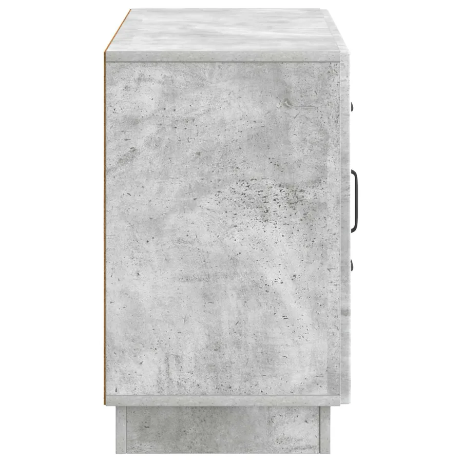 Buffet Gris béton 89 x 34,5 x 57 cm Bois d'ingénierie - 7