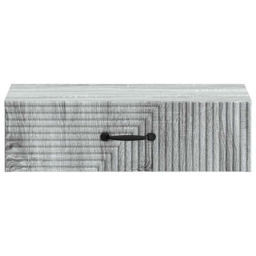 Table d'appoint murale Sonoma gris 59 x 34,5 x 17 cm - 5