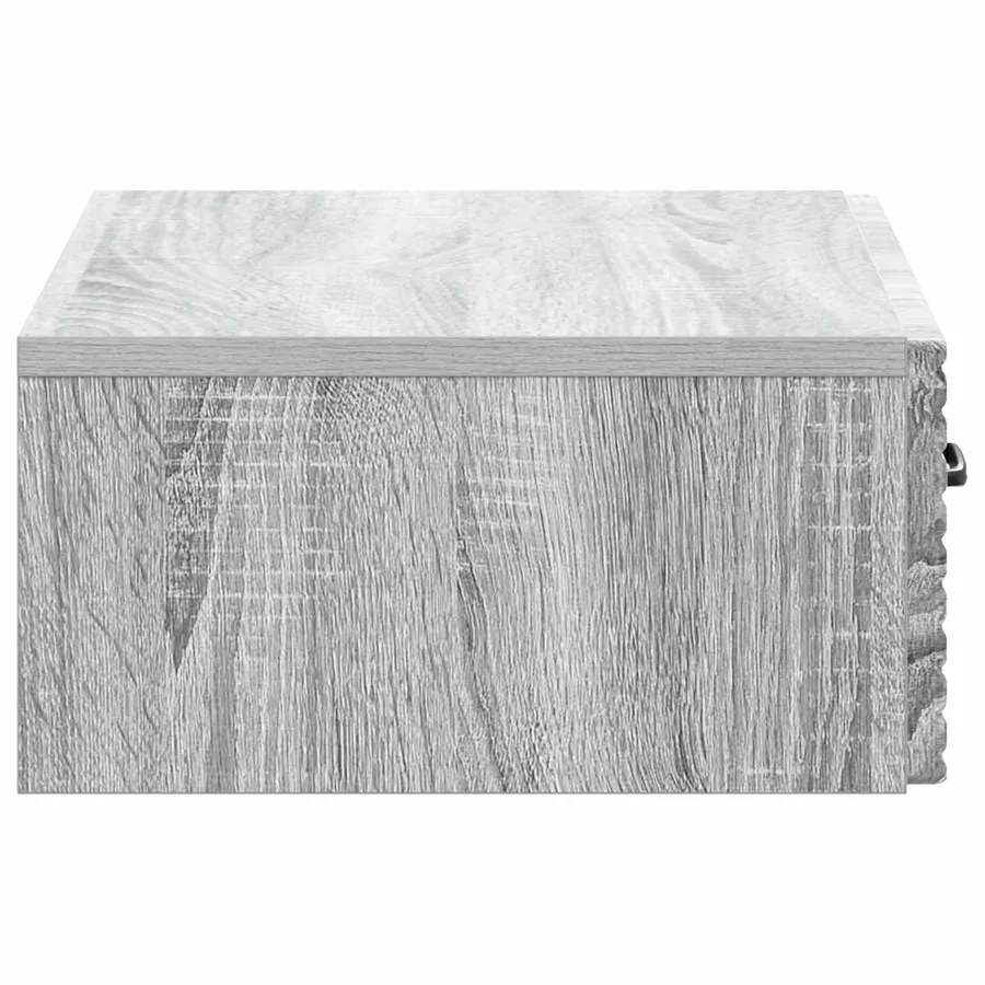 Table d'appoint murale Sonoma gris 59 x 34,5 x 17 cm - 6
