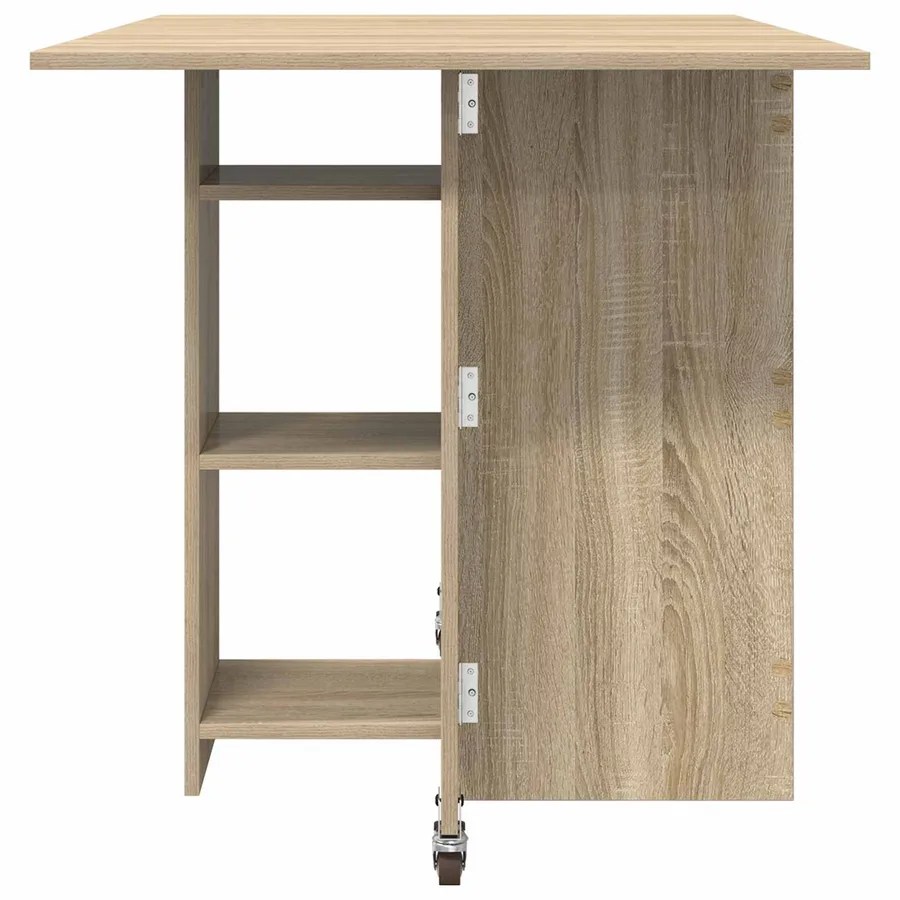 Table à dîner 115 x 70 x 75 cm Bois d'ingénierie Chêne Sonoma - 7