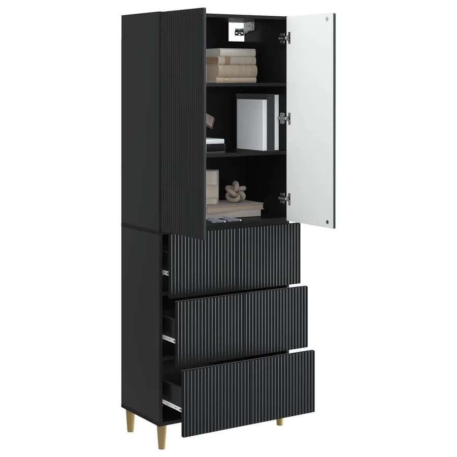 Ensemble de Meubles 2 pcs 66 x 34,5 x 90 cm Bois d'ingénierie - 3