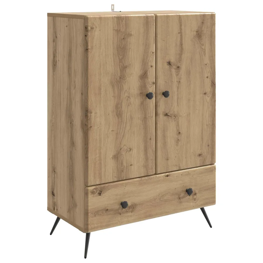Buffet Chêne artisanal 66 x 34,5 x 95 cm Bois d'ingénierie - 2
