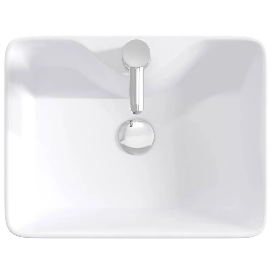 Lavabo de salle de bains Chrome 48,5 x 37,5 x 13 cm métal - 7