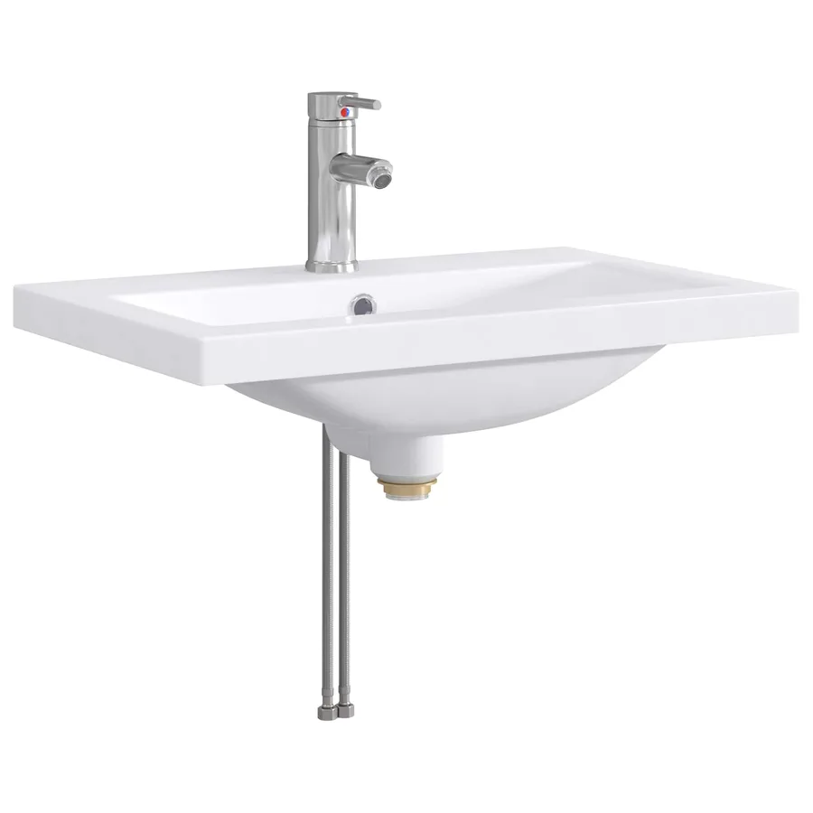Ensemble de mobilier de salle de bain Chêne noir - 5