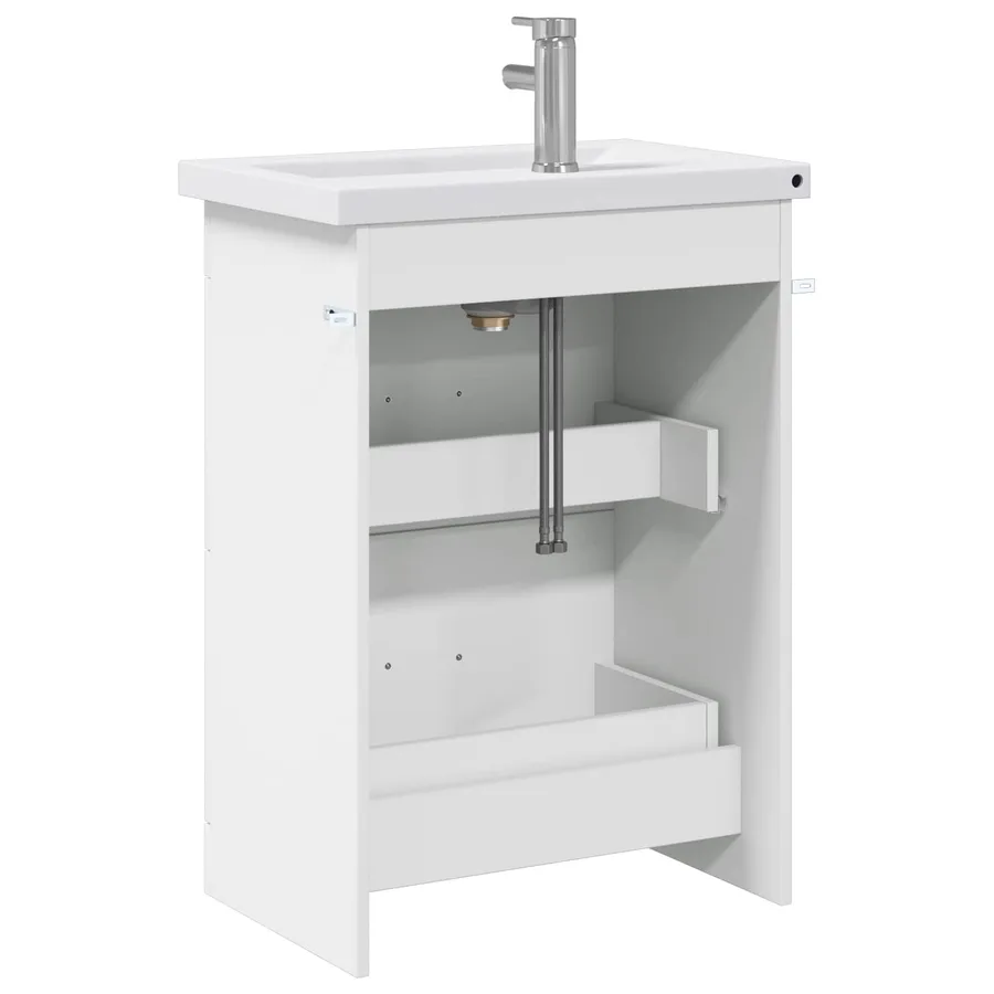 Ensemble de mobilier de salle de bain Blanc 61 x 40 x 84,5 cm - 7