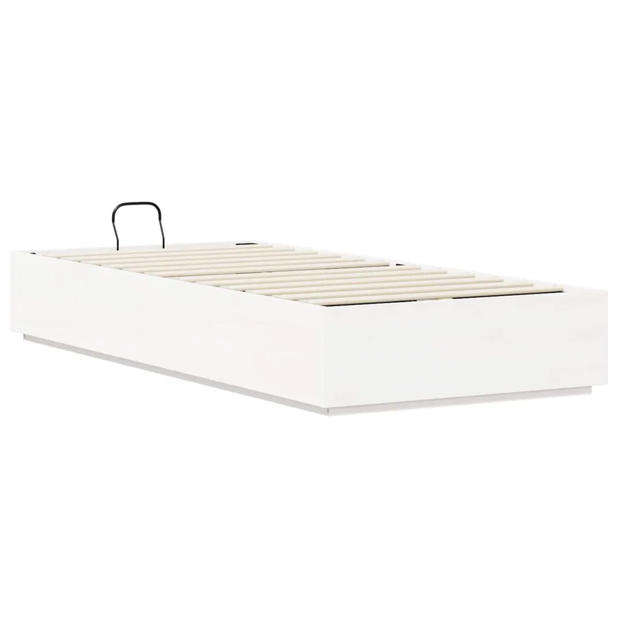 Cadre de lit ottoman avec rangement Blanc 80 x 200 cm - 9