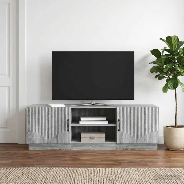 Meuble TV Sonoma gris 150 x 31 x 47 cm Bois d'ingénierie