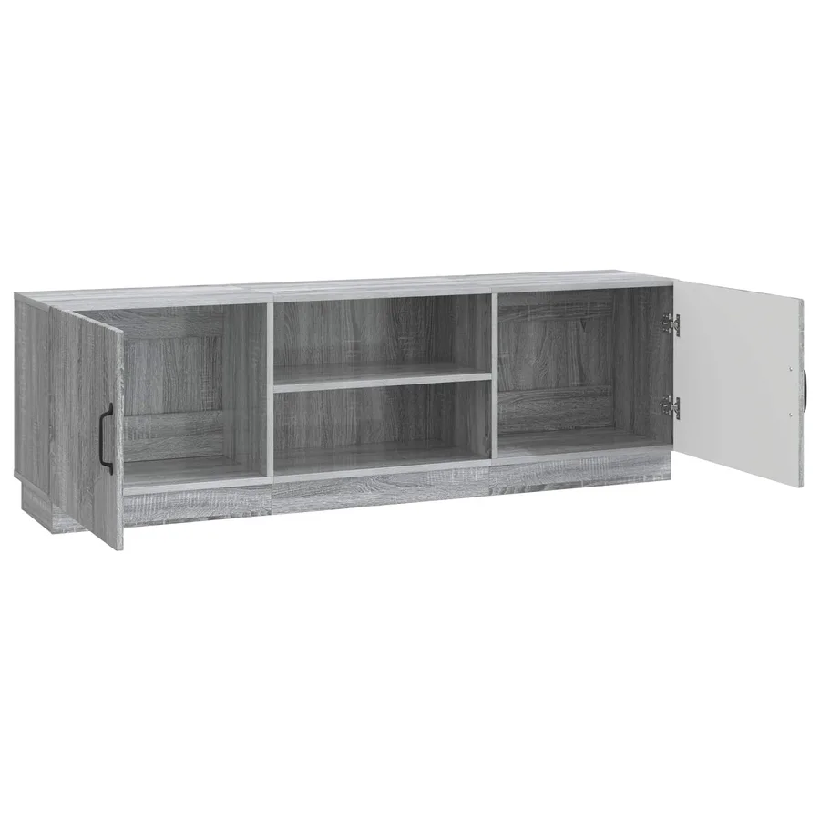 Meuble TV Sonoma gris 150 x 31 x 47 cm Bois d'ingénierie - 5