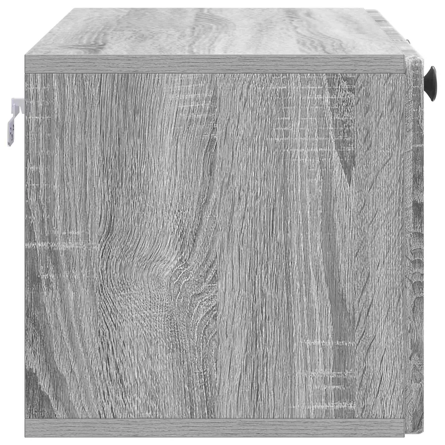 Meuble TV mural Sonoma gris 78,5 x 31 x 30 cm Bois d'ingénierie - 7