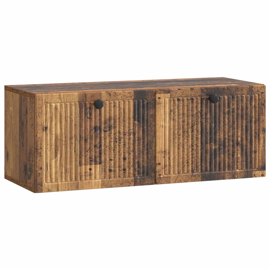 Meuble TV mural Bois ancien 78,5 x 31 x 30 cm Bois d'ingénierie - 2