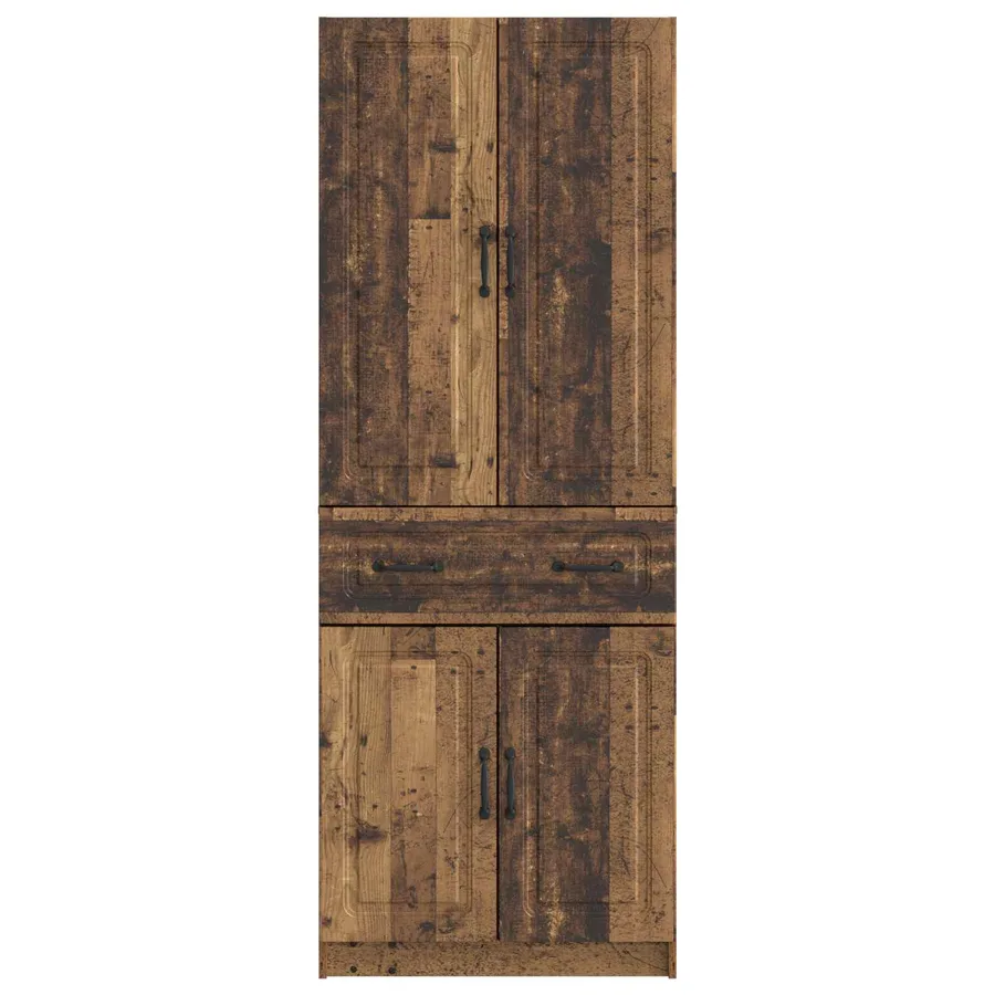 Ensemble de Meubles 2 pcs Bois ancien Bois d'ingénierie - 5