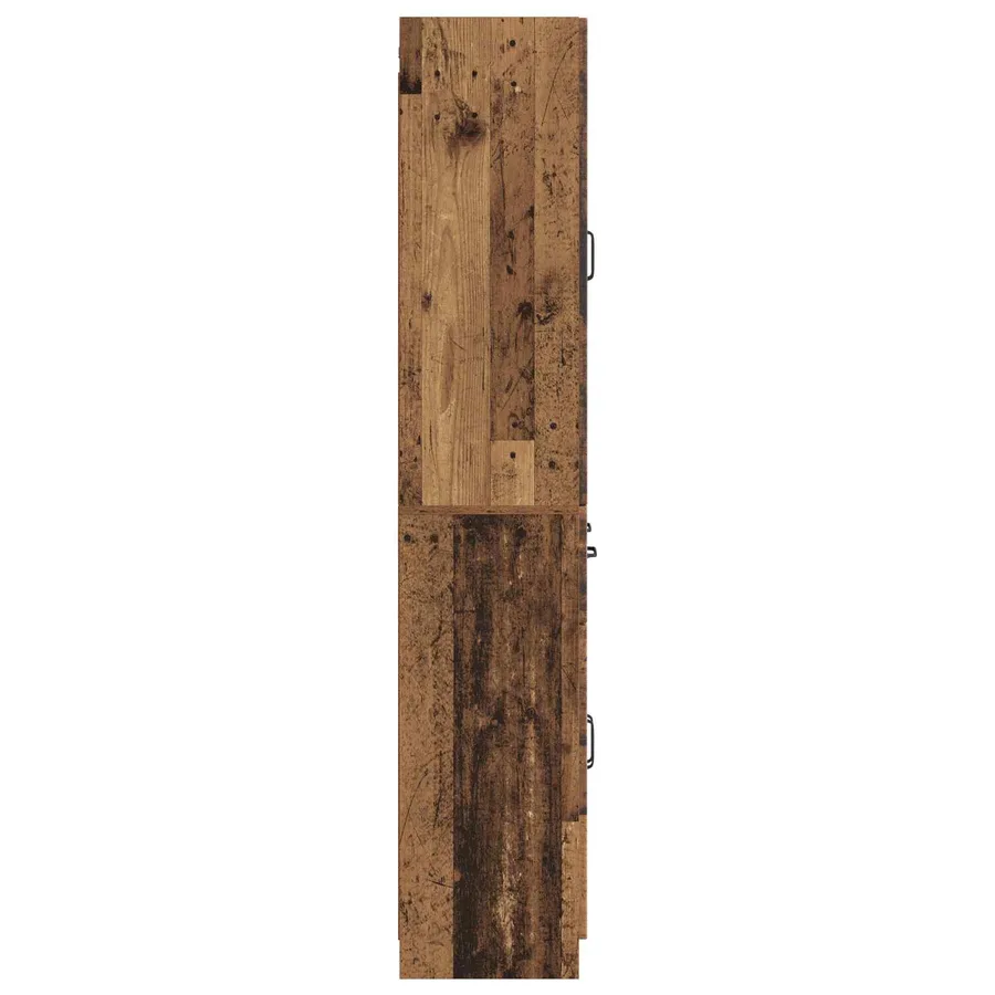 Ensemble de Meubles 2 pcs Bois ancien Bois d'ingénierie - 6