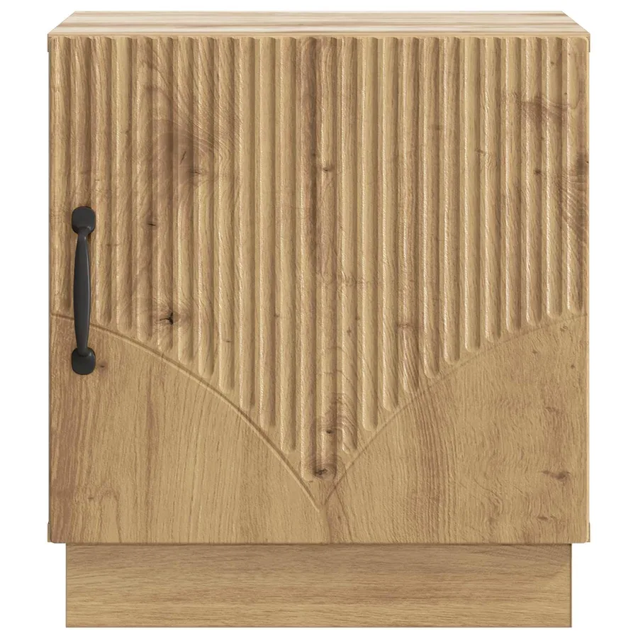 Table de chevet Chêne artisanal 43 x 34,5 x 47 cm - 5