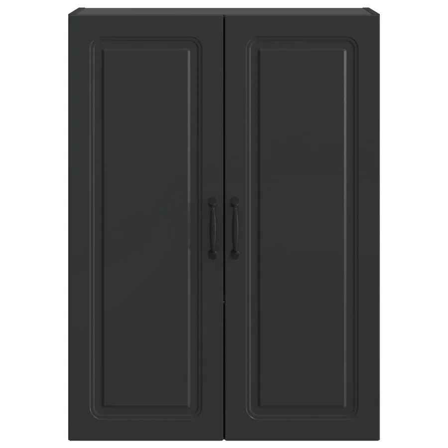 Armoire Murale Noir 66 x 34,5 x 90 cm Bois d'ingénierie - 4