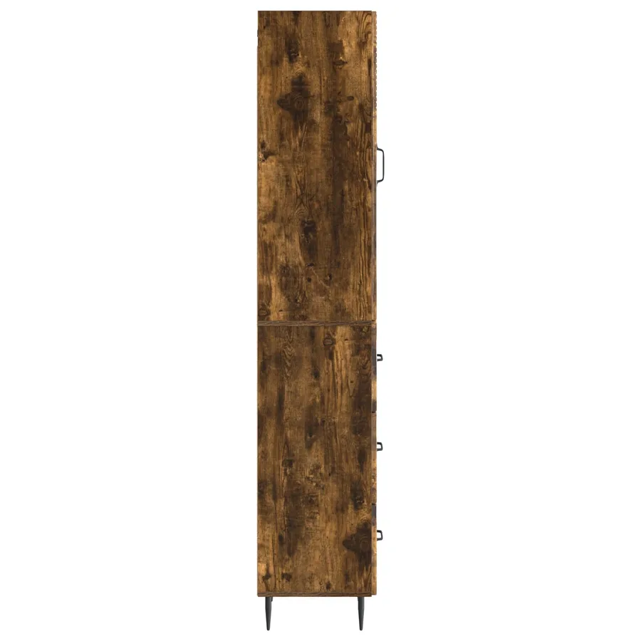 Ensemble de Meubles 2 pcs Chêne fumé 33 x 34,5 x 90 cm - 6