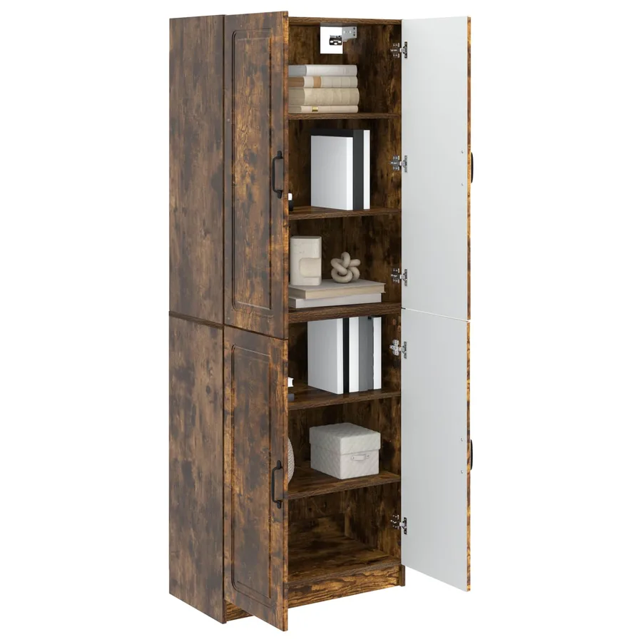 Ensemble de Meubles 2 pcs Chêne fumé Bois d'ingénierie - 3