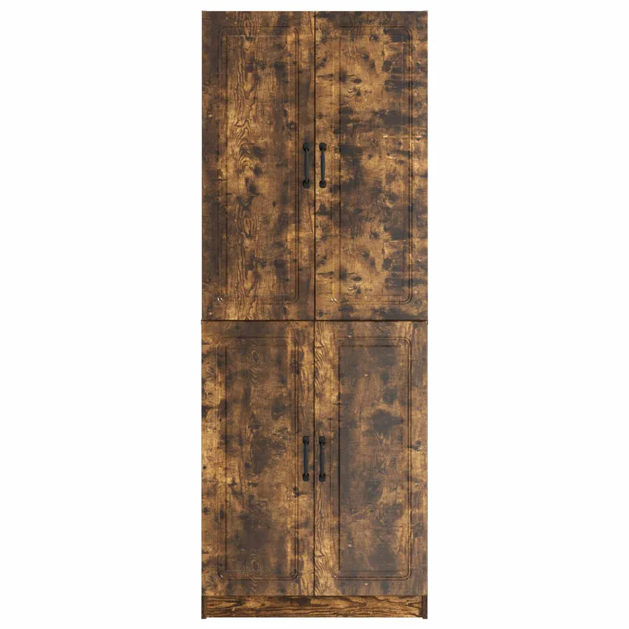 Ensemble de Meubles 2 pcs Chêne fumé Bois d'ingénierie - 5