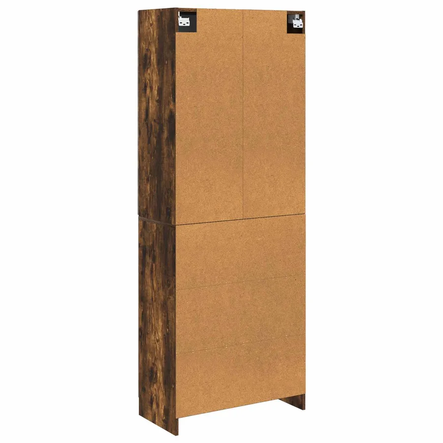 Ensemble de Meubles 2 pcs Chêne fumé Bois d'ingénierie - 7