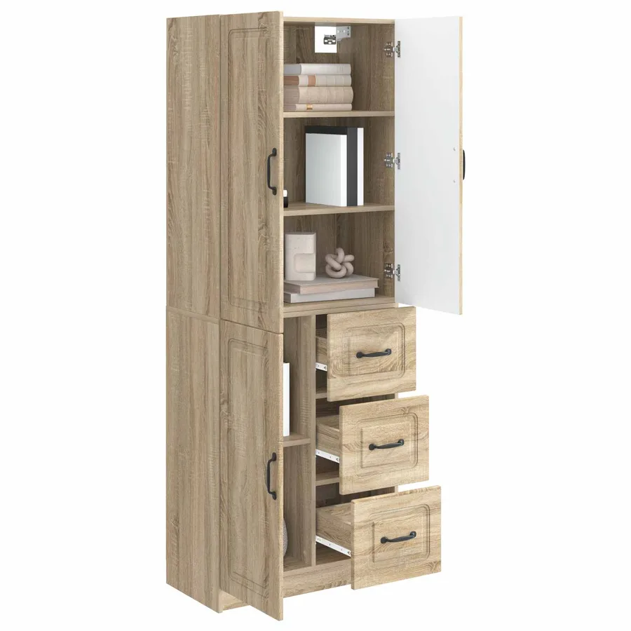 Ensemble de Meubles 2 pcs Chêne Sonoma Bois d'ingénierie - 3