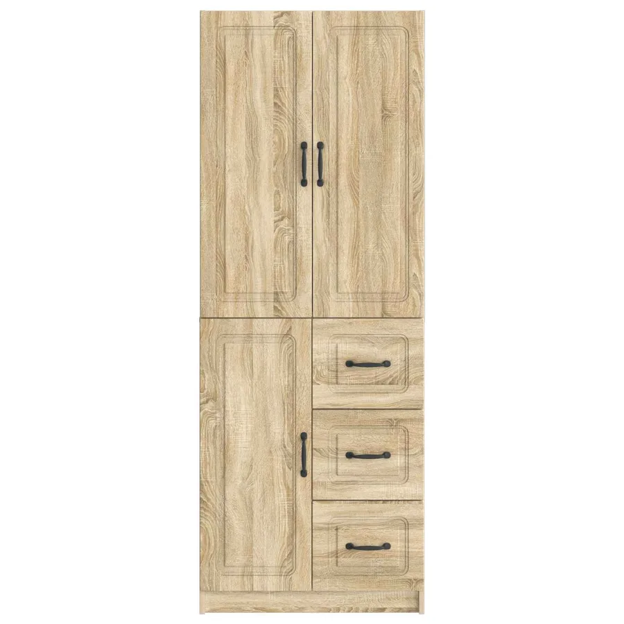 Ensemble de Meubles 2 pcs Chêne Sonoma Bois d'ingénierie - 5