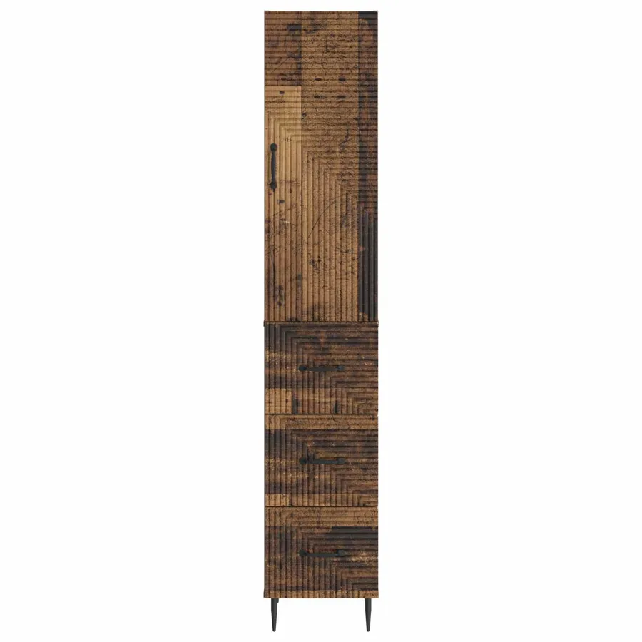 Ensemble de Meubles 2 pcs Bois ancien 33 x 34,5 x 90 cm - 5
