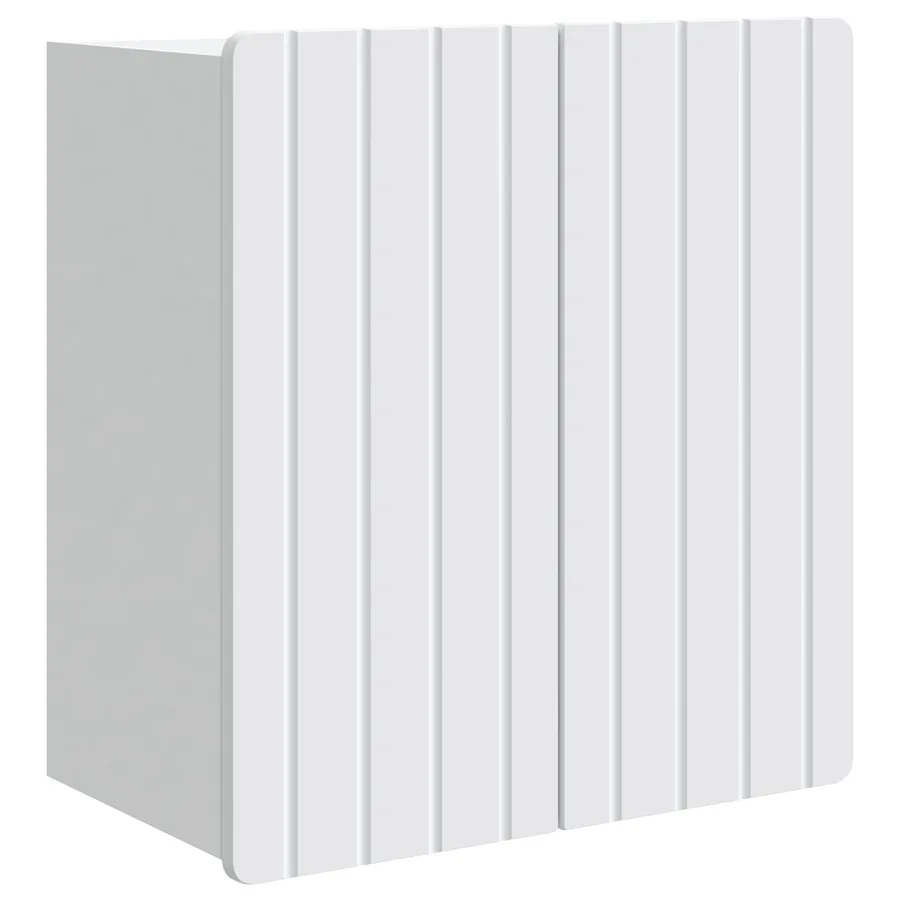 Armoire Murale Blanc 59 x 31 x 64 cm Bois d'ingénierie - 2