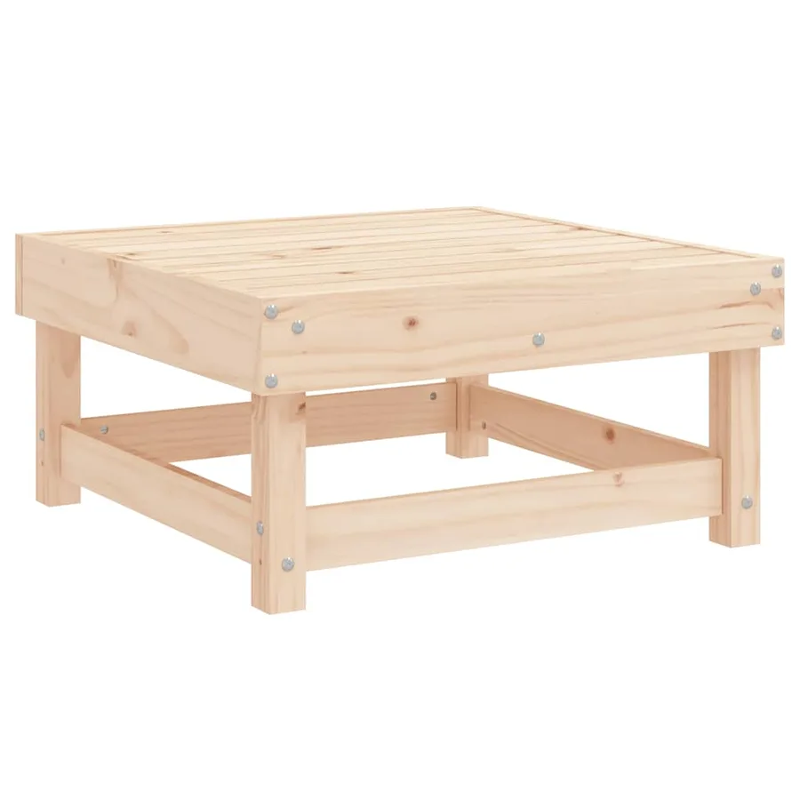 Salon de jardin 7 pcs Bois de pin massif - 5