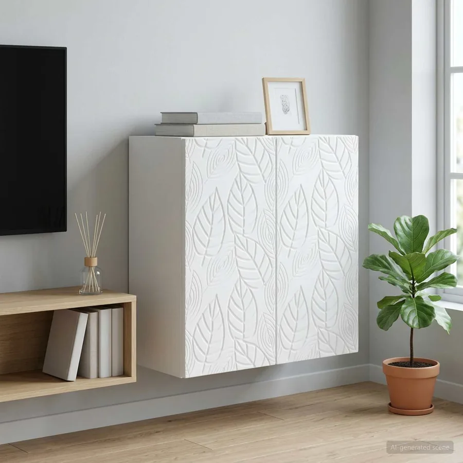 Armoire Murale Blanc 59 x 31 x 60 cm Bois d'ingénierie
