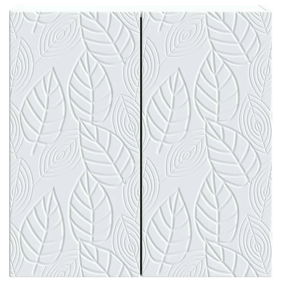 Armoire Murale Blanc 59 x 31 x 60 cm Bois d'ingénierie - 4