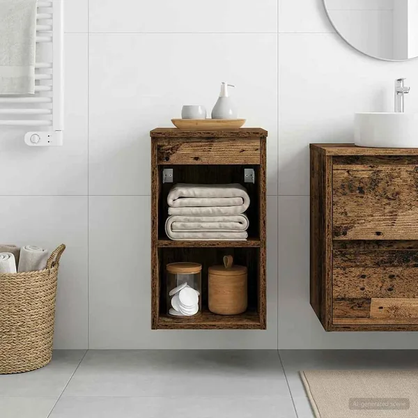 Meuble de Salle de Bain In-between Bois ancien