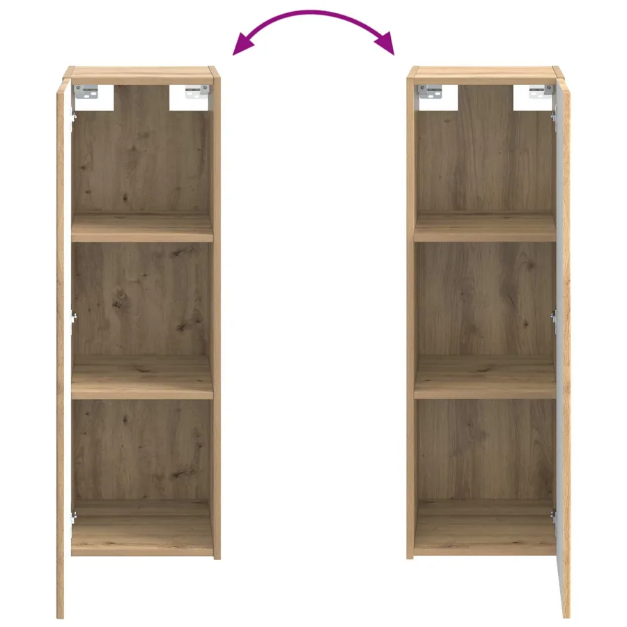 Ensemble de mobilier de salle de bain 4 pc Chêne artisanal - 10
