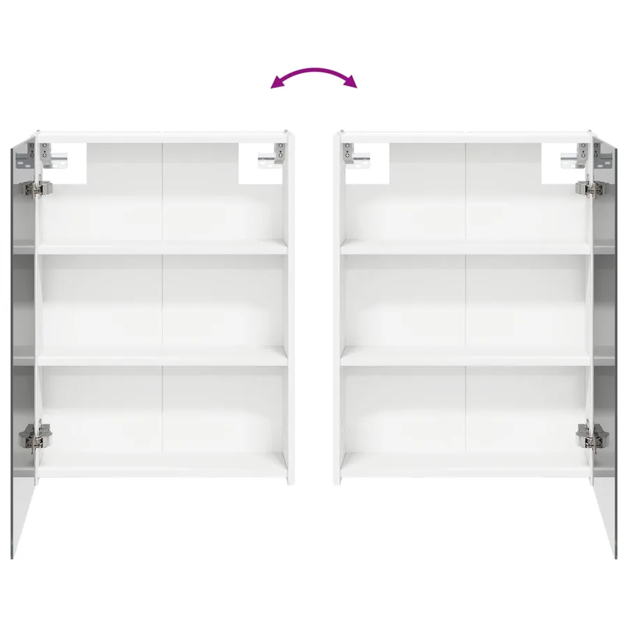 Ensemble d'armoire de salle de bain 5 pcs Blanc - 12