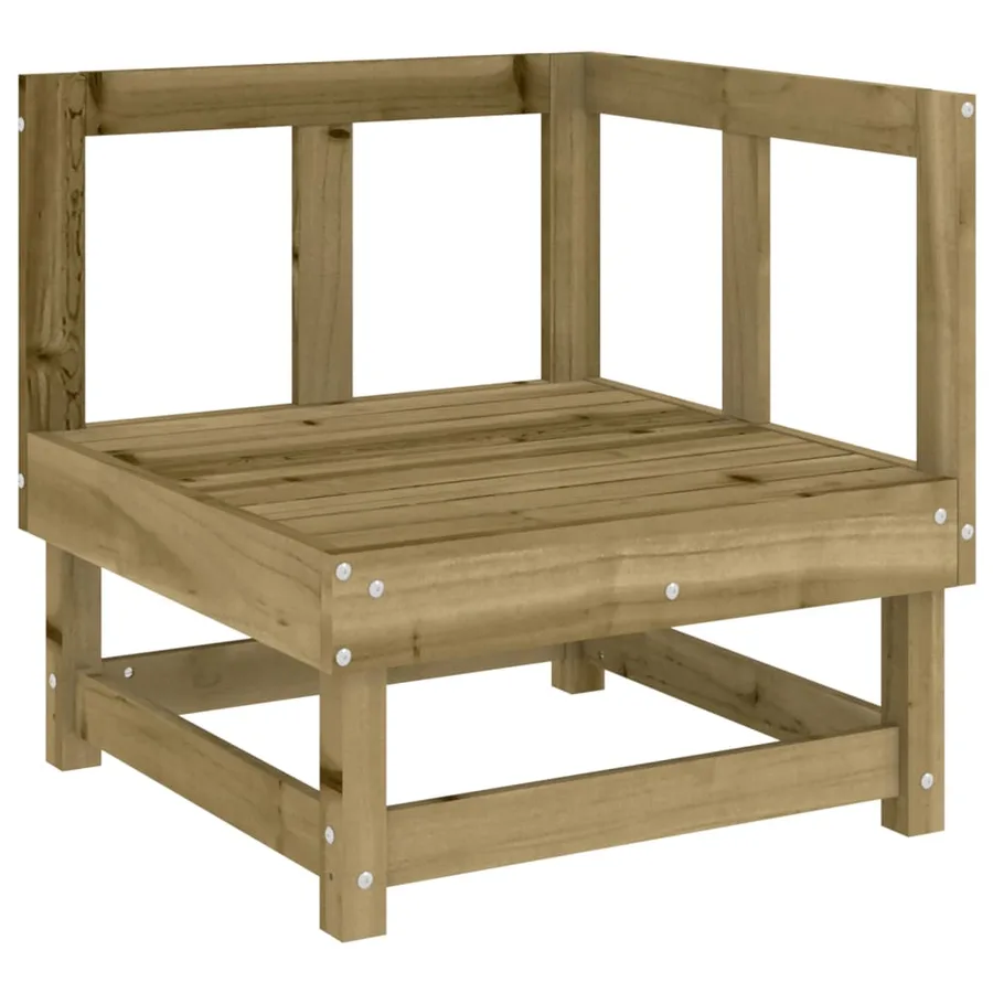 Salon de jardin 7 pcs bois de pin imprégné - 3