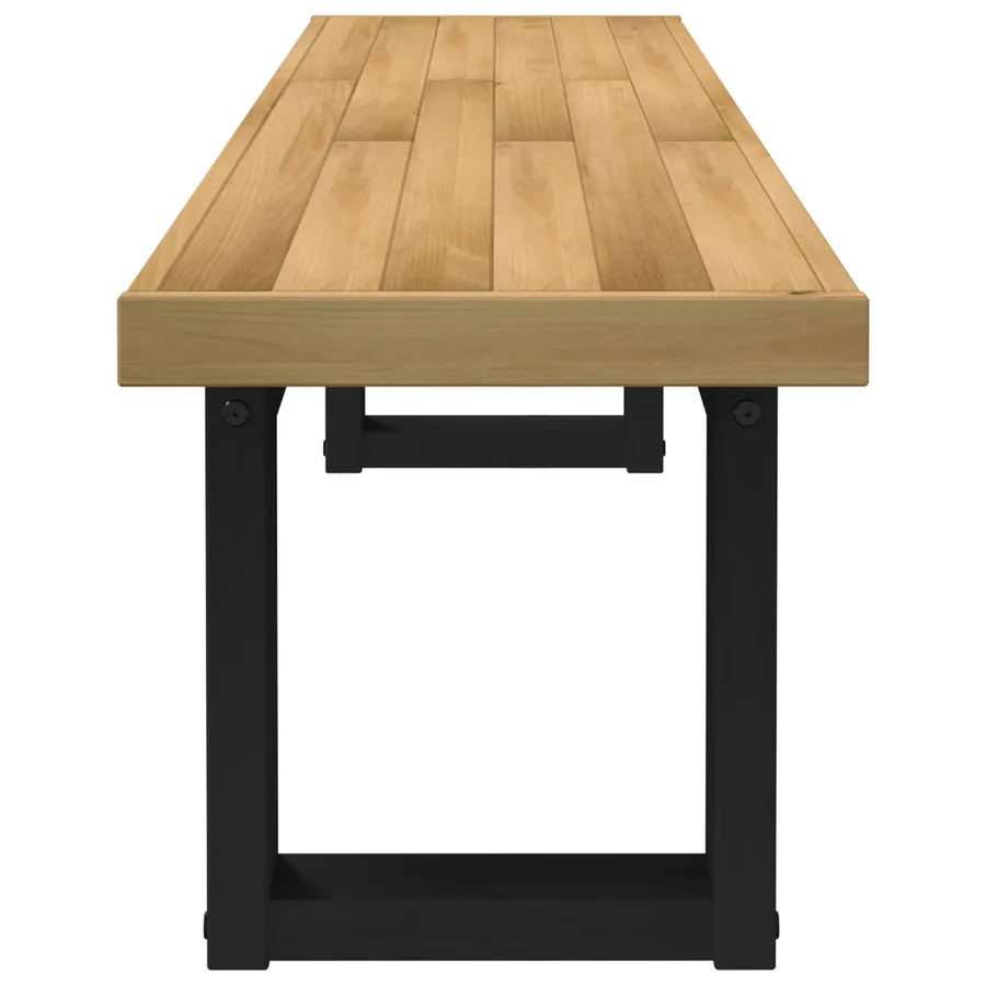 Banc de salle à manger NOAIN 160 x 41 x 45 cm Pin massif - 4