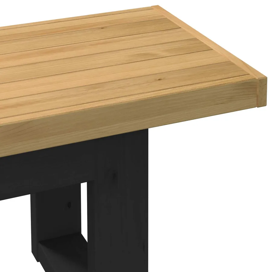 Banc de salle à manger NOAIN 160 x 41 x 45 cm Pin massif - 7