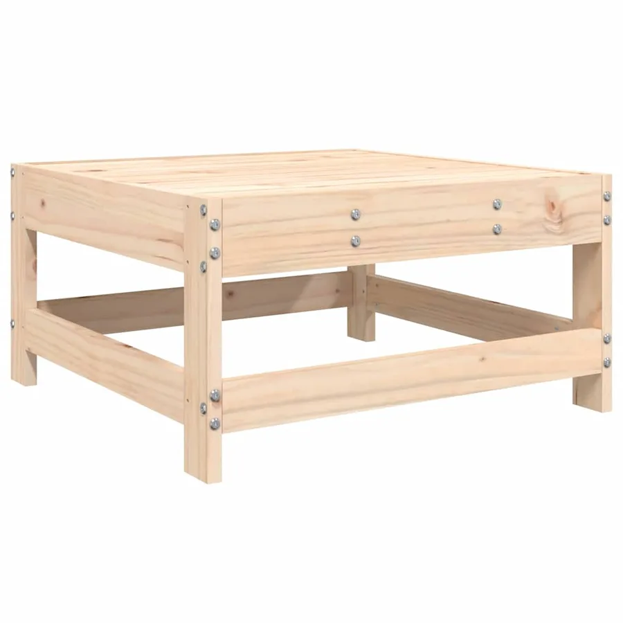Salon de jardin 7 pcs Bois de pin massif - 5