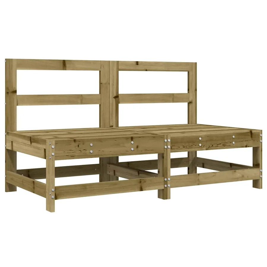 Salon de jardin 6 pcs bois de pin imprégné - 3