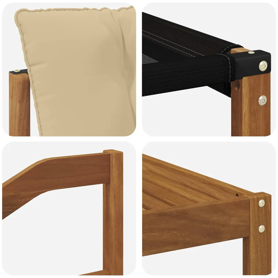 Ensemble de canapés d'extérieur 9 pcs Naturel et Beige - 9