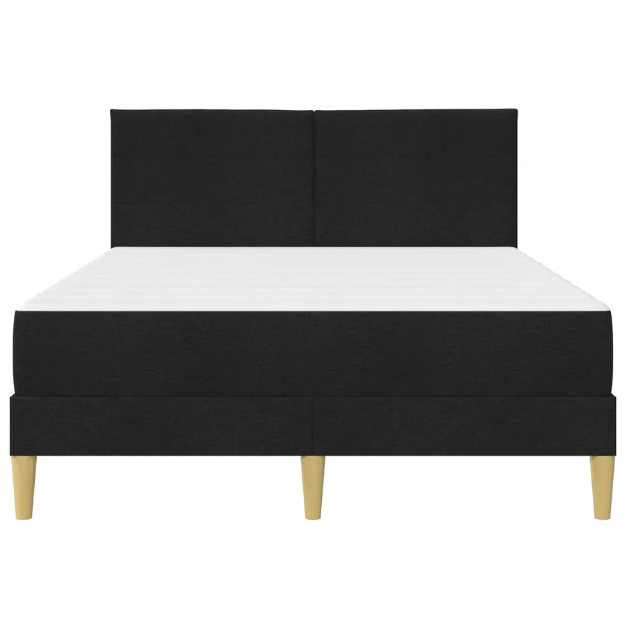 Cadre de lit Noir 120 x 190 cm Polyester - 6