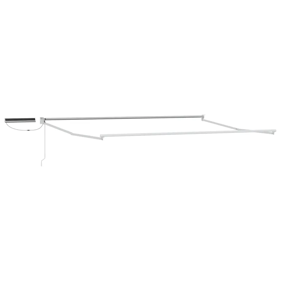 Auvent rétractable électrique Anthracite et blanc 4 x 2 m - 3