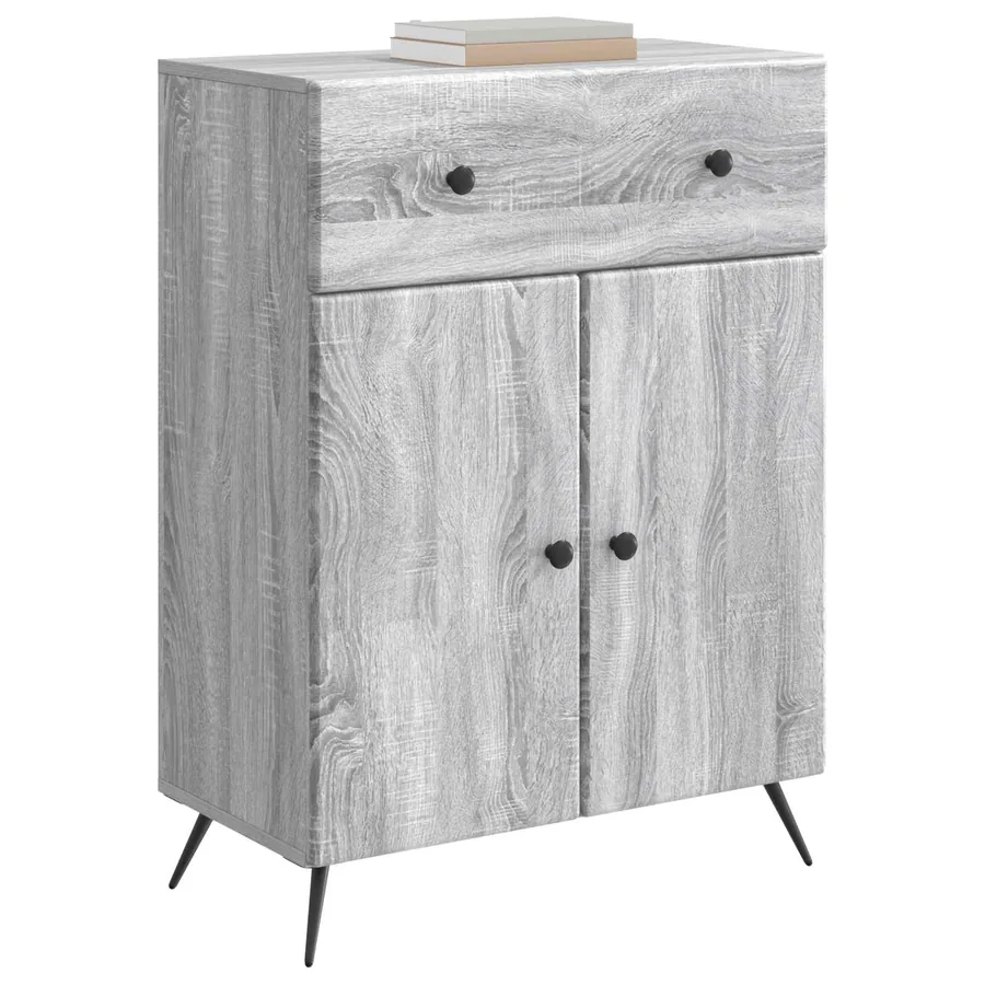 Buffet Sonoma gris 66 x 34,5 x 90 cm Bois d'ingénierie - 3