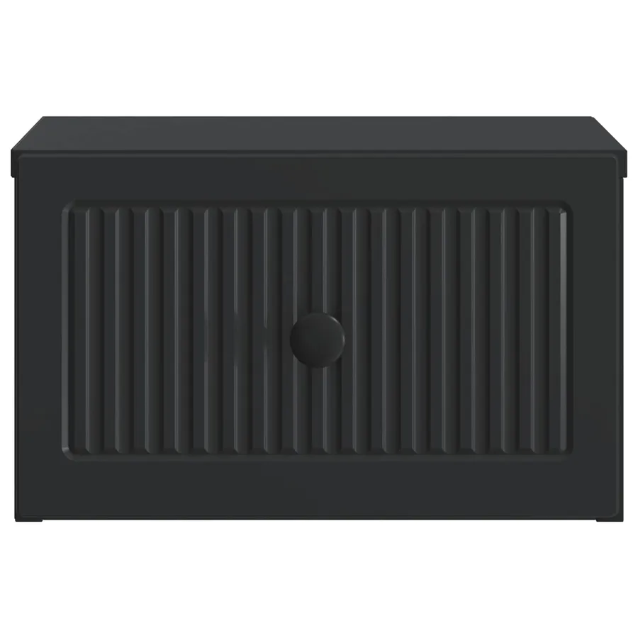 Cabinet de chevet mural 2 pcs Noir 33 x 34,5 x 20 cm - 7