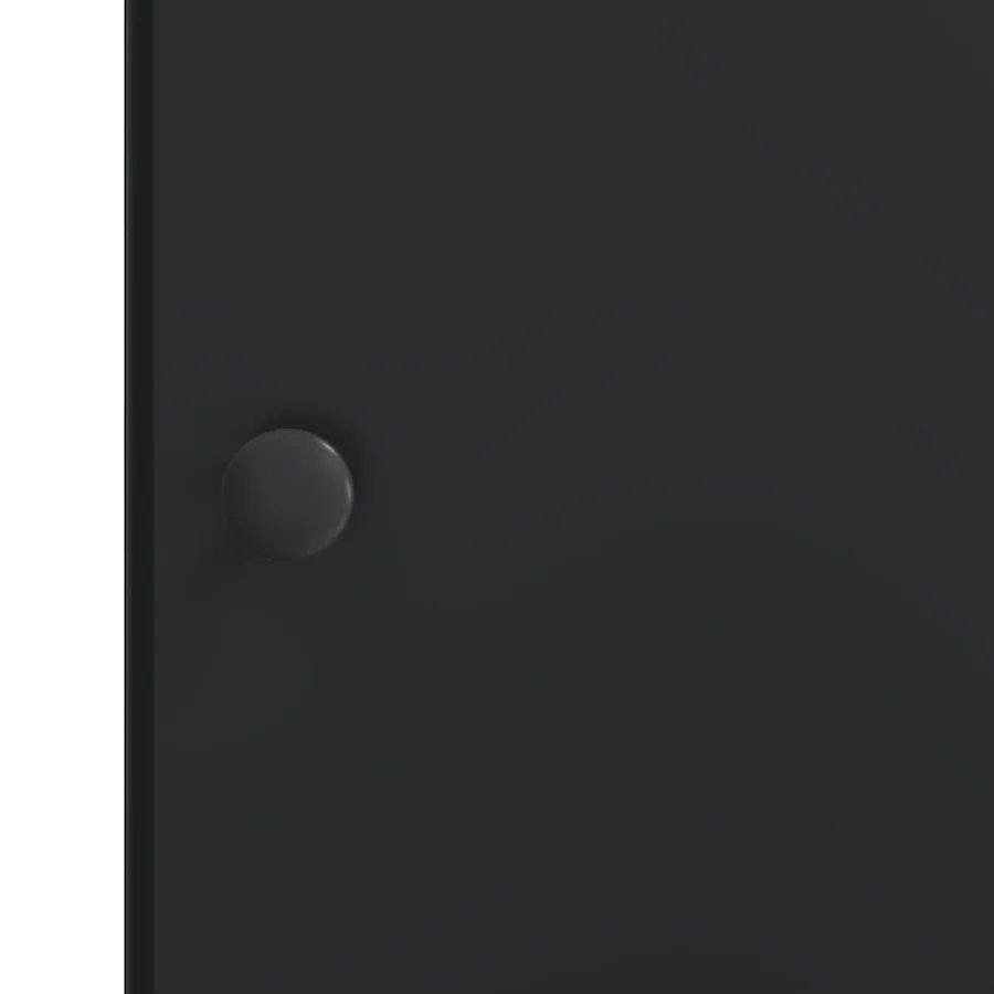 Buffet Noir 33 x 34,5 x 90 cm Bois d'ingénierie - 10
