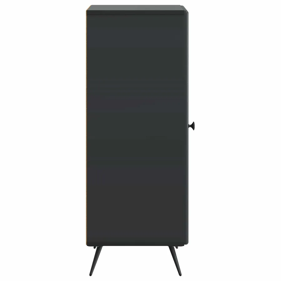 Buffet Noir 33 x 34,5 x 90 cm Bois d'ingénierie - 7