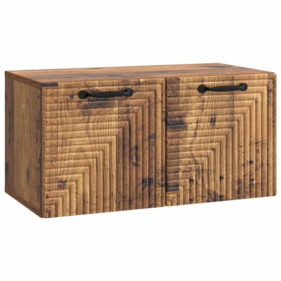 Meuble TV mural Bois ancien 59,5 x 31 x 30 cm Bois d'ingénierie - 2
