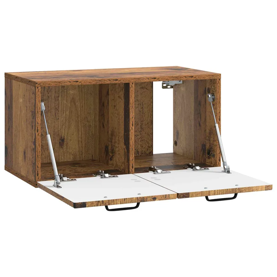 Meuble TV mural Bois ancien 59,5 x 31 x 30 cm Bois d'ingénierie - 5